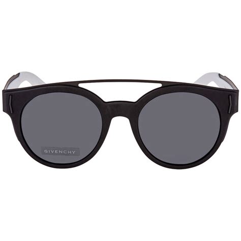 givenchy gv 7017 n s|Givenchy GV7017NS Grey Blue Round Unisex .